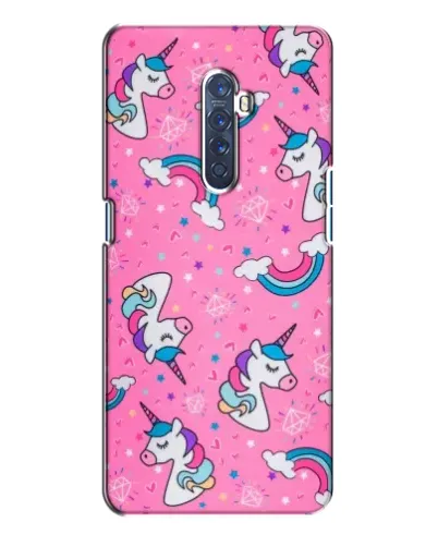 Чехол для OPPO Reno 2 с картинкой «Unicorn паттерн розовый» Чехол для OPPO Reno 2 с картинкой «Unicorn паттерн розовый»