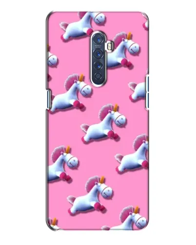 Чехол для OPPO Reno 2 с картинкой «Единороги на розовом» Чехол для OPPO Reno 2 с картинкой «Единороги на розовом»