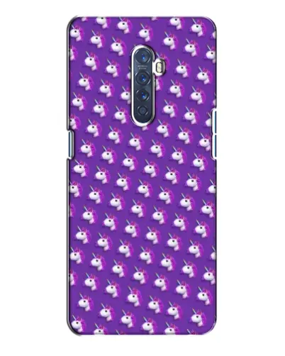Чехол для OPPO Reno 2 с картинкой «Единороги на фиолетовом» Чехол для OPPO Reno 2 с картинкой «Единороги на фиолетовом»