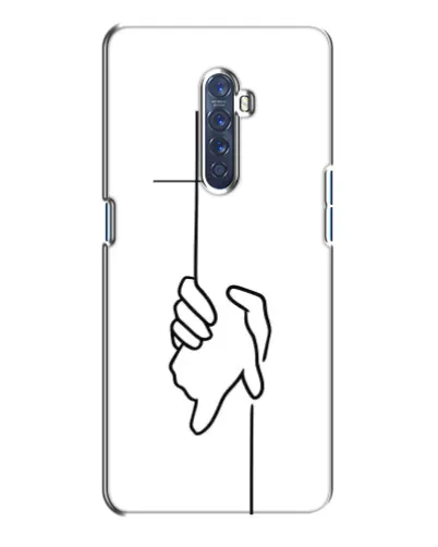 Чехол для OPPO Reno 2 с картинкой «Рука держит» Чехол для OPPO Reno 2 с картинкой «Рука держит»