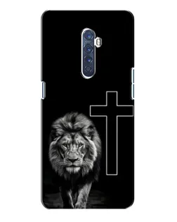 Чохол для OPPO Reno 2 з картинкою «Лев та Хрест»