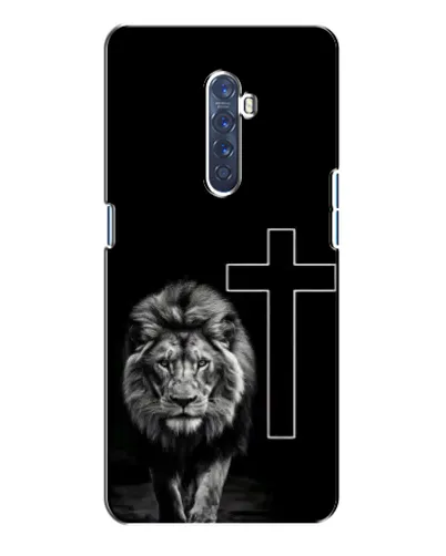 Чехол для OPPO Reno 2 с картинкой «Лев и Крест» Чехол для OPPO Reno 2 с картинкой «Лев и Крест»