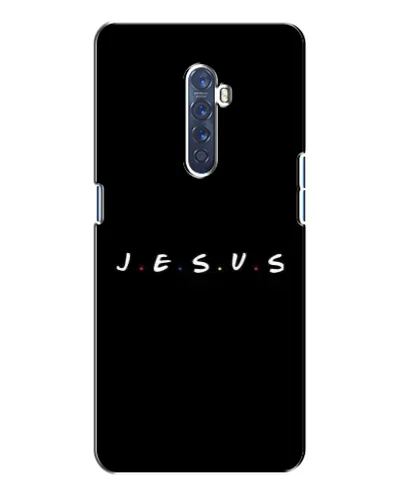 Чехол для OPPO Reno 2 с картинкой «Точки веры J.E.S.U.S.» Чехол для OPPO Reno 2 с картинкой «Точки веры J.E.S.U.S.»