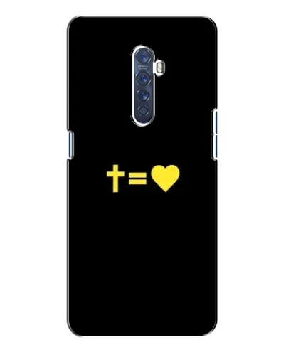 Чехол для OPPO Reno 2 с картинкой «Сердце и Крест» Чехол для OPPO Reno 2 с картинкой «Сердце и Крест»