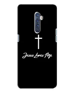 Чехол для OPPO Reno 2 с картинкой «Иисус любит тебя»