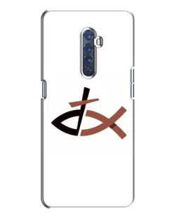 Чехол для OPPO Reno 2 с картинкой «Рыба и крест»