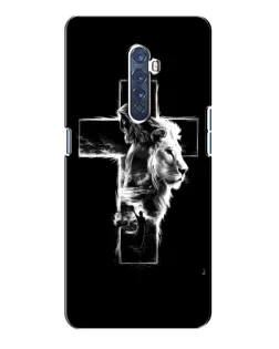Чохол для OPPO Reno 2 з картинкою «Сяючий хрест Jesus»