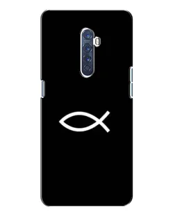 Чохол для OPPO Reno 2 з картинкою «Символ риби Jesus»