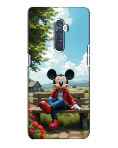 Чехол для OPPO Reno 2 с картинкой «Микки на скамейке» Чехол для OPPO Reno 2 с картинкой «Микки на скамейке»