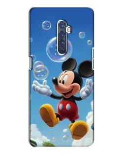 Чехол для OPPO Reno 2 с картинкой «Mickey и мыльные пузыри»