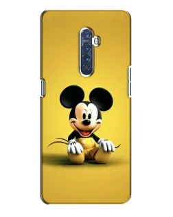 Чехол для OPPO Reno 2 с картинкой «Микки на желтом»