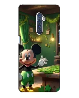 Чехол для OPPO Reno 2 с картинкой «Микки в мастерской»