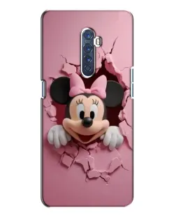 Чехол для OPPO Reno 2 с картинкой «Минни сквозь стену»