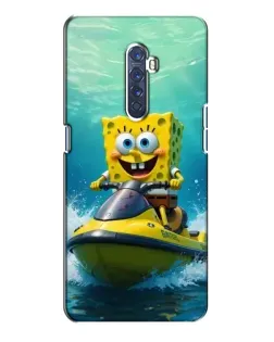 Чохол для OPPO Reno 2 з картинкою «Спанч Боб на гідроциклі» Чохол для OPPO Reno 2 з картинкою «Спанч Боб на гідроциклі»