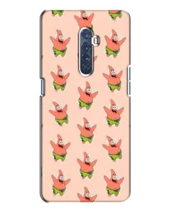 Чохол для OPPO Reno 2 з картинкою «Патрік Стар паттерн»