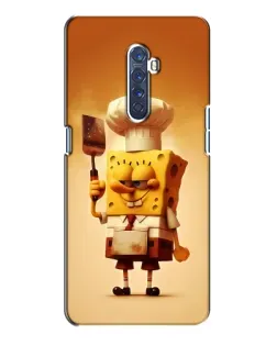 Чохол для OPPO Reno 2 з картинкою «Губка Боб кухар»