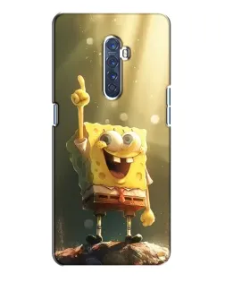 Чохол для OPPO Reno 2 з картинкою «Сяючий Спанч Боб»