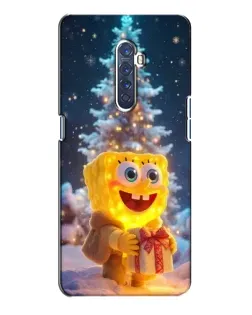 Чохол для OPPO Reno 2 з картинкою «Різдвяний Спанч Боб»