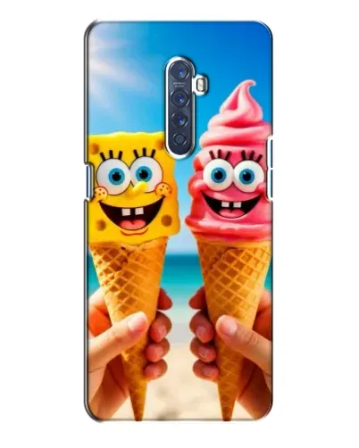 Чохол для OPPO Reno 2 з картинкою «Спанч Боб морозиво» Чохол для OPPO Reno 2 з картинкою «Спанч Боб морозиво»
