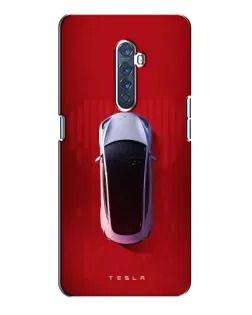 Чохол для OPPO Reno 2 з картинкою «Tesla Top View»