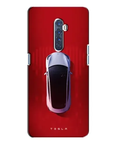 Чохол для OPPO Reno 2 з картинкою «Tesla Top View»