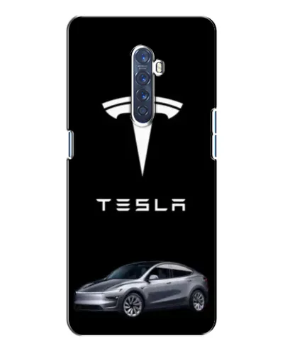 Чохол для OPPO Reno 2 з картинкою «Tesla Model Y»