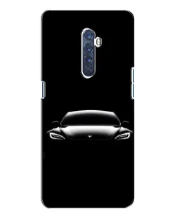 Чохол для OPPO Reno 2 з картинкою «Фари Tesla Night»