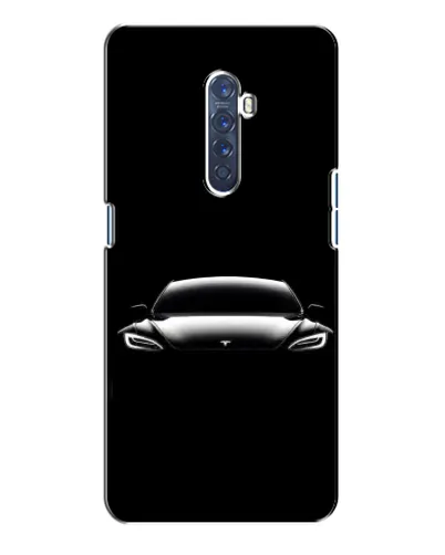 Чохол для OPPO Reno 2 з картинкою «Фари Tesla Night»