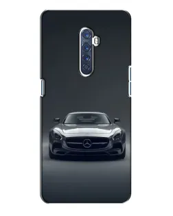 Чехол для OPPO Reno 2 с картинкой «Mercedes на черном»