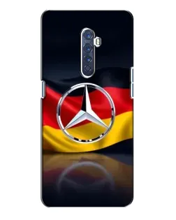 Чехол для OPPO Reno 2 с картинкой «Mercedes — флаг Германии»