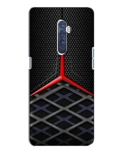 Чехол для OPPO Reno 2 с картинкой «Mercedes Carbon Grid»