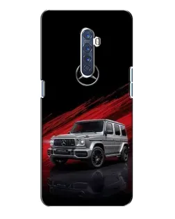 Чехол для OPPO Reno 2 с картинкой «Mercedes G-Class красный»