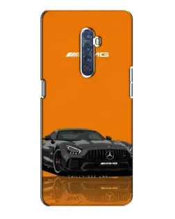 Чехол для OPPO Reno 2 с картинкой «Оранжевый Mercedes AMG»
