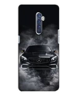 Чехол для OPPO Reno 2 с картинкой «Mercedes в дыму»