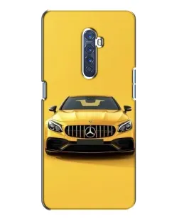 Чехол для OPPO Reno 2 с картинкой «Желтый Mercedes GT»