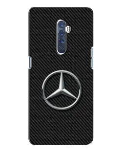 Чохол для OPPO Reno 2 з картинкою «Карбоновий Mercedes стиль»