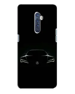 Чохол для OPPO Reno 2 з картинкою «Mercedes — силует авто»