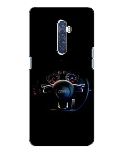 Чехол для OPPO Reno 2 с картинкой «Салон Audi — руль»