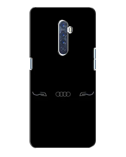 Чехол для OPPO Reno 2 с картинкой «Audi — световой подпись»