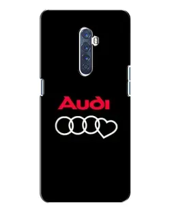 Чохол для OPPO Reno 2 з картинкою «Логотип Audi Heart»