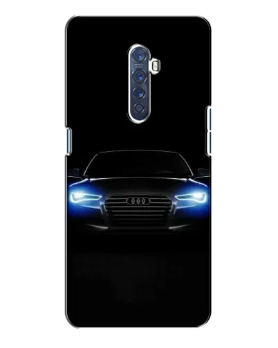 Чехол для OPPO Reno 2 с картинкой «Audi в неоне»
