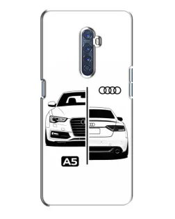 Чохол для OPPO Reno 2 з картинкою «Audi — контрастний дизайн»