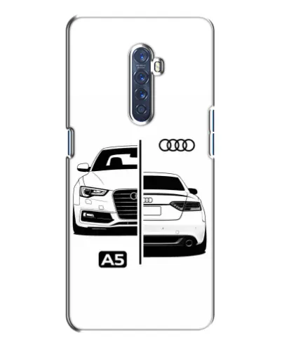 Чехол для OPPO Reno 2 с картинкой «Audi — контрастный дизайн»