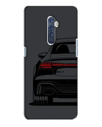 Чехол для OPPO Reno 2 с картинкой «Задняя часть Audi — арт»