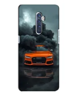 Чохол для OPPO Reno 2 з картинкою «Audi у хмарах диму»