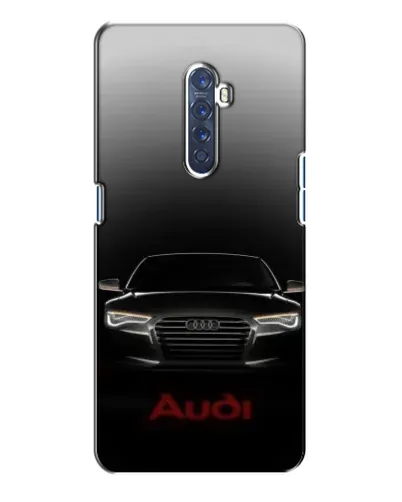 Чехол для OPPO Reno 2 с картинкой «Audi — градиентный контур»
