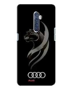 Чохол для OPPO Reno 2 з картинкою «Графіка — пантера та Audi»