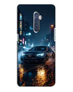 Чохол для OPPO Reno 2 з картинкою «Нічне місто та Audi»