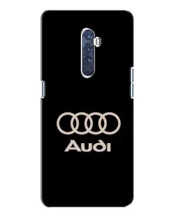 Чохол для OPPO Reno 2 з картинкою «Audi — золотий логотип»