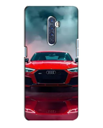 Чехол для OPPO Reno 2 с картинкой «Audi RS — красный стиль»